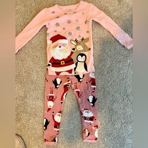 Carters 2 piece 2T christmas pajamas